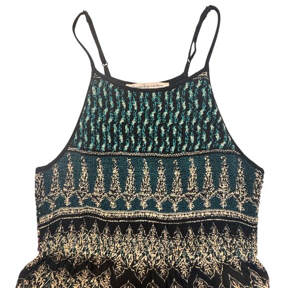 American Rag Green and Red Patterned Maxi Dress - Picture 9 of 12